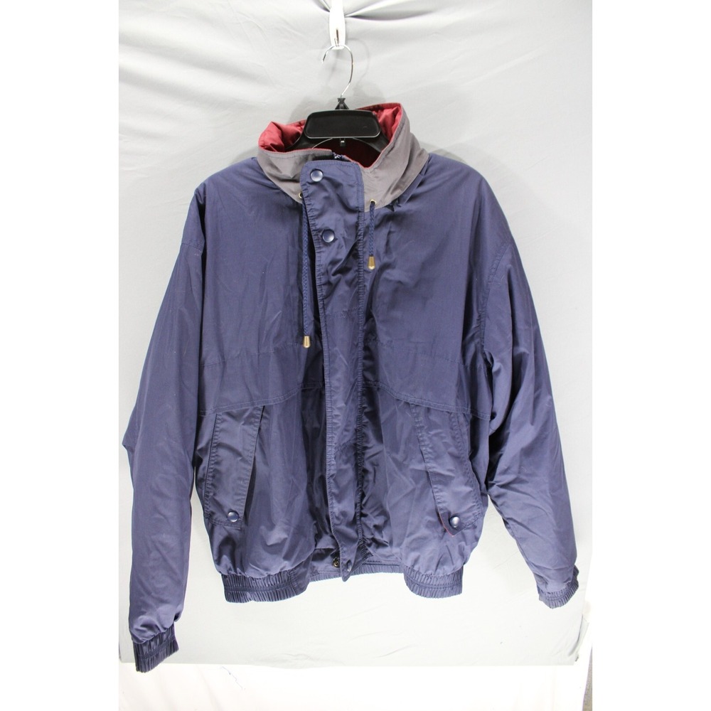 Vintage Towncraft Sportswear Polyester Jacket‎ Nylon Size Large Navy